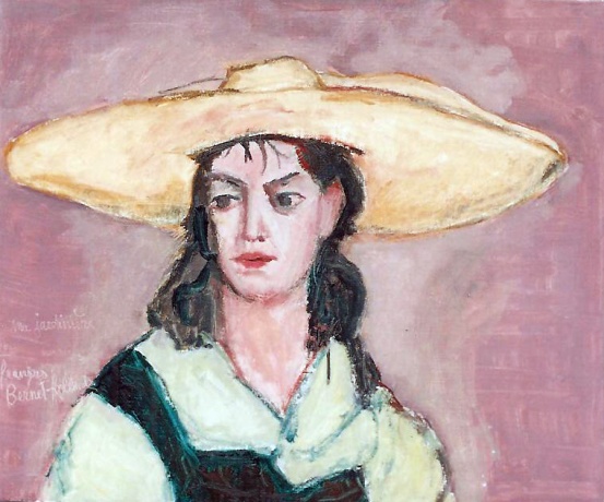 La jeune femme au chapeau de paille